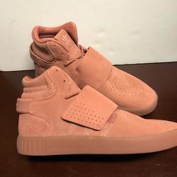 Adidas Shoes | Adidas Originals Tubular Invader Strap Pink Sz 11 | Color: Pink | Size: 11