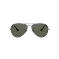 Ray-Ban Unisex Aviator Sunglasses, Grey, 62 mm UK