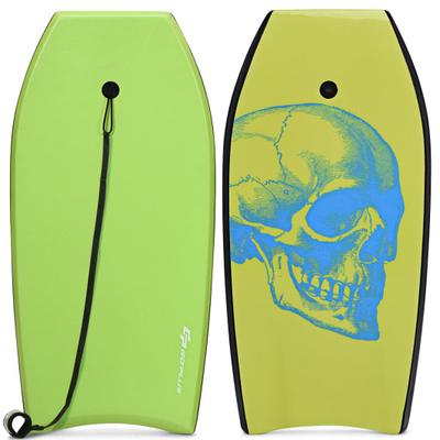 Costway Super Surfing Lightweight Bodyboard with Leash-M