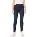Amazon Essentials Damen Skinny-Jeans mit Hohem Bund, Dunkle Waschung, 38-40