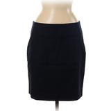 Ann Taylor Casual Skirt: Blue Solid Bottoms - Women's Size 6