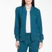 Dickies Women's Dynamix Zip Front Scrub Jacket - Caribbean Blue Size L (DK330)