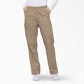 Dickies Women's Eds Signature Cargo Scrub Pants - Khaki Size M (86106)