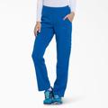 Dickies Women's Eds Essentials Tapered Leg Cargo Scrub Pants - Royal Blue Size XL (DK005)