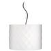 Possini Euro 15" Wide Modern Off-White Diamond Shade Pendant Light