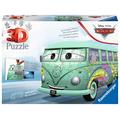 Ravensburger 3D Puzzle Cars Fillmore 11185 - 162 Teile - Der VW T1 Cars Fillmore als 3D Puzzle Fahrzeug für alle Disney/Pixar Cars Fans ab 8 Jahren