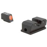 Trijicon HD Night Sight Set for Walther P99/PPQ Pistol (Orange Front Disk, Matte Bla WP101-C-600738