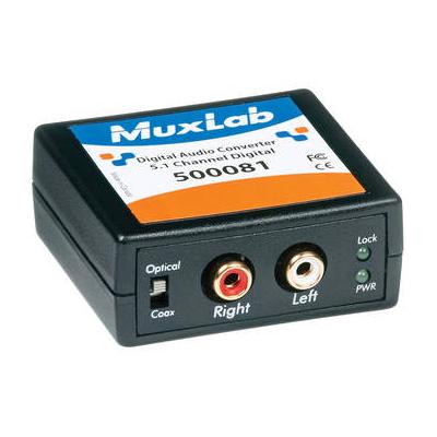 MuxLab 500081 Digital to Analog Audio Converter an...