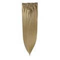 hair2heart Clip In Extensions aus Kunsthaar, 8-teilig, 60 cm, Farbe - 13, 130 g