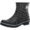 Skechers Women's RAIN Check Misty Eye Boot, Black Printed Rubber, 6 UK