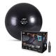 PTP Unisex – Erwachsene Core Ball, schwarz, 65 cm