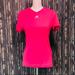 Adidas Tops | Adidas Climalite V-Neck Pink T-Shirt - Women Med | Color: Pink | Size: M