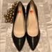 Nine West Shoes | Black Leather Wedges Women’s 9.5 | Color: Black | Size: 9.5