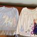 Disney Shirts & Tops | 3 Super Cute Girls Long Sleeve Ts | Color: Blue/Cream | Size: 4g