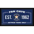 Houston Astros Framed 10" x 20" Fan Cave Collage