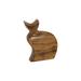 Phillips Collection Animals Cat Sculpture, Solid Wood in Brown | 12 H x 12 W x 3 D in | Wayfair TH95612