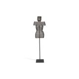 Phillips Collection Chain Bust on Stand Sculpture Metal in Brown/Gray | 67 H x 18 W x 14 D in | Wayfair TH78361