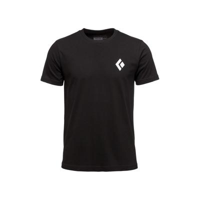 Black Diamond Equipment For Alpinist Short Sleeve T-Shirt - Men's Black Medium APYL4X015MED1