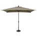 Sol 72 Outdoor™ Launceston 10' x 6.5' Rectangular Market Umbrella Metal in Brown | 103.9 H in | Wayfair 3A9EEAB810D949D3A93860B22725C3B9