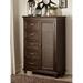 Darby Home Co Saravia 5 Drawer 42" W Gentleman's Chest Wood in Brown | 60 H x 42 W x 19 D in | Wayfair 1E92AB3B757F433FA748258E49BA2D26