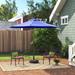 The Twillery Co.® Pierpoint 108" Market Umbrella, Polyester in Blue/Navy | 91 H in | Wayfair 07C168ECE9D8439F9301B31EE6FA58FC