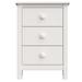 Rosecliff Heights Albrecht 3 - Drawer Solid Wood Nightstand Wood in White | 31.89 H x 18.7 W x 14.17 D in | Wayfair