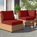 Wade Logan® Basden 17 Piece Outdoor Cushion Set Acrylic, Terracotta in Red | 6 H in | Wayfair 13958B9435CE4CCB97302AA055EFB7D7