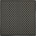 Black/White 94 x 0.25 in Area Rug - Winston Porter Herefordshire Geometric Handmade Black/Beige Indoor/Outdoor Area Rug, | 94 W x 0.25 D in | Wayfair