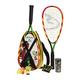 Speedminton S600 Set - Original Speed Badminton/Crossminton Starter Set inkl. 2 Schläger, 3 Speeder, Speedlights, Tasche