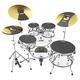 Evans Soundoff Drum Mute Pads – Komplettes Schlagzeug-Pad-Set – Schlagzeug-Dämpfer-Set – 3 Becken, 4 Tom/Snare & 1 Bassdrum-Dämpfer – ideal zum Dämpfen von Schlagzeug-Kits zum Üben – Rockbox-Set