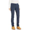 Dickies - Trousers for Women, Perfect Fit Straight Leg Pants, Action Flex Technology, Navy Blue, 31W