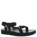 Teva Midform Universal Leather - Womens 6 Black Sandal Medium