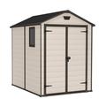 Keter - Abri de jardin en résine manor 6x5 Beige