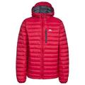 Trespass Digby Mens Down Jacket Packaway Lightweight Padded Showerproof Coat (XXL, Red)