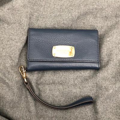 Michael Kors Bags | Authentic Michael Kors Iphone 6 Case And Wristlet. | Color: Blue/Gold | Size: Os