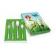 Brillibrum Design Children's Cutlery Set 4 Pieces Stainless Steel Silver with Name Engraving Cutlery from 3 Years for Toddlers with Insects Motif Cutlery Set Knife Fork Spoon Personalised