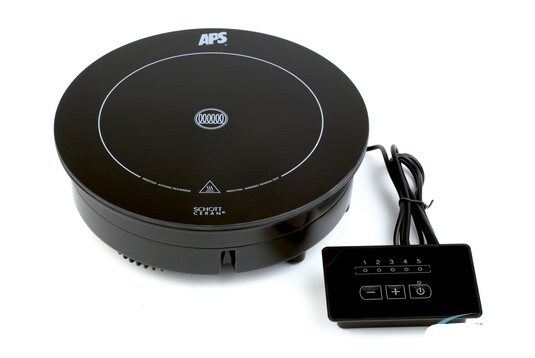 APS Induktionskochplatte Ø 24 cm, 900 Watt, Schott-Ceranglas Image