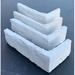 Faceables Brick Corners 2" x 14" Cement Subway Tile Cement in Black/White | 12 H x 2.25 W x 0.5 D in | Wayfair 2901-C
