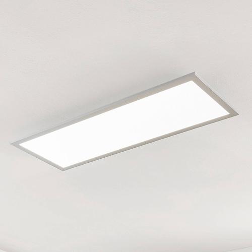 Prios LED-Panel Gelora, 80 cm, 4.000 K, silberfarben, Alu