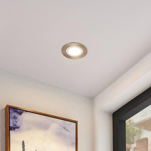 Lindby Noor LED-Einbaustrahler RGBW, nickel