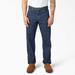 Dickies Men's Regular Fit Jeans - Rinsed Indigo Blue Size 33 34 (9393)
