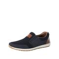 Rieker Herren Frühjahr/Sommer 08869 Slipper, Blau (Pazifik/Navy/Amaretto 14), 41 EU