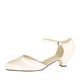 Rainbow Club Brautschuhe Vida - Ivory Satin - Pumps Größe 39.5 EU 6.5 UK Damen…