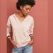Anthropologie Tops | Anthropologie Moth Knit Hoodie Sweater | Color: Cream/Pink | Size: S