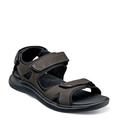 Nunn Bush Rio Vista 3-Strap River Sandal - Mens 9 Brown Sandal Medium