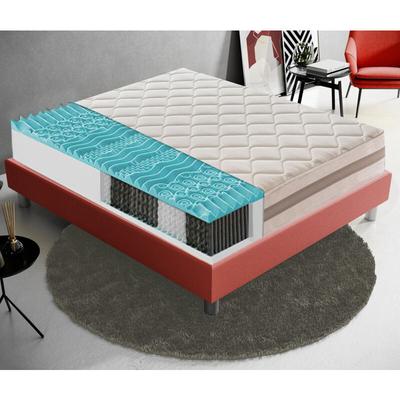 Taschenfederkernmatratze - Memory Foam - 9 Komfortzonen - Höhe 22 cm - Orthopädie - 140x190 Image