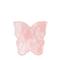 Crystallove - Pietra Farfalla Gua Sha per il massaggio del viso in Quarzo Rosa Massaggio Viso & Jaderoller 1 pieces unisex