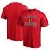 Men's Fanatics Red Chicago Blackhawks Team Victory Arch T-Shirt