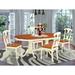 August Grove® Pilcher Butterfly Leaf Solid Wood Dining Set Wood in White | 30 H in | Wayfair DEA344EB0C3A493398DC906A018AB71D