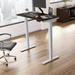 Bush Business Furniture Height Adjustable Standing Desk Wood/Metal in Gray/Brown | 47.6 W x 23.35 D in | Wayfair M4S4824MRSK